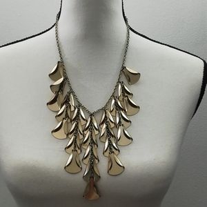 Unique Vintage Jingle Bib Necklace